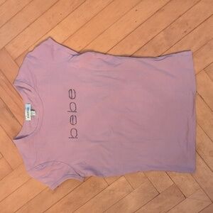 Lavender bebe rhinestone t shirt size M